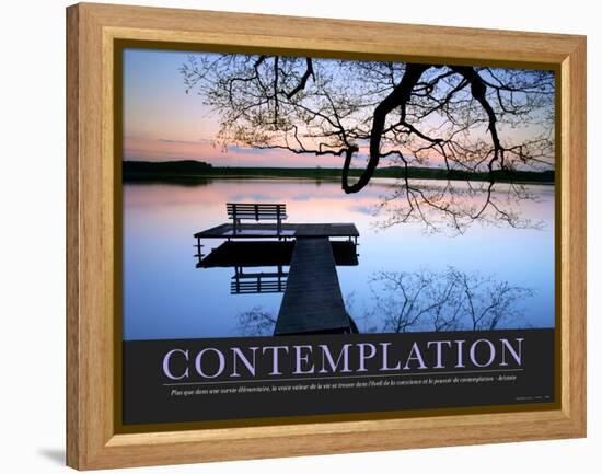 Contemplation (French Translation)-null-Framed Stretched Canvas