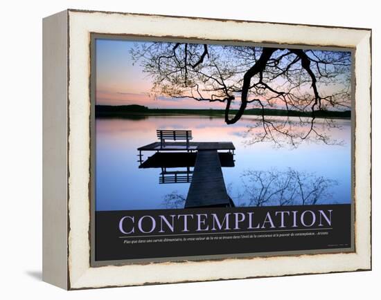 Contemplation (French Translation)-null-Framed Stretched Canvas