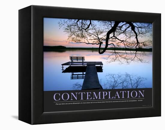 Contemplation (French Translation)-null-Framed Stretched Canvas