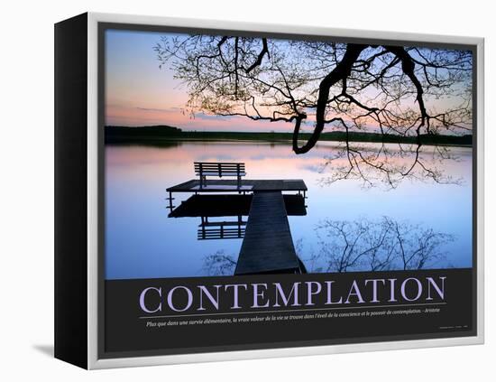 Contemplation (French Translation)-null-Framed Stretched Canvas