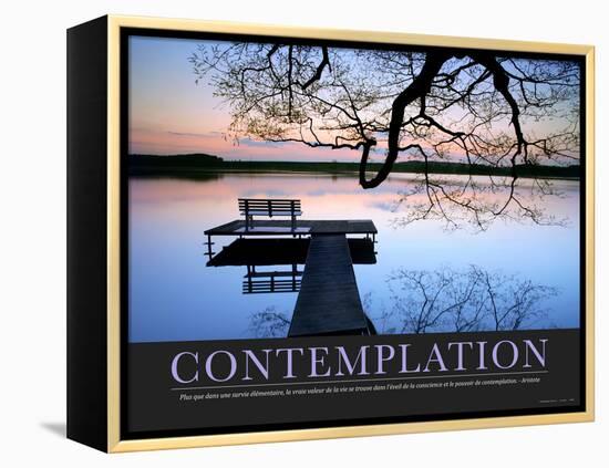 Contemplation (French Translation)-null-Framed Stretched Canvas