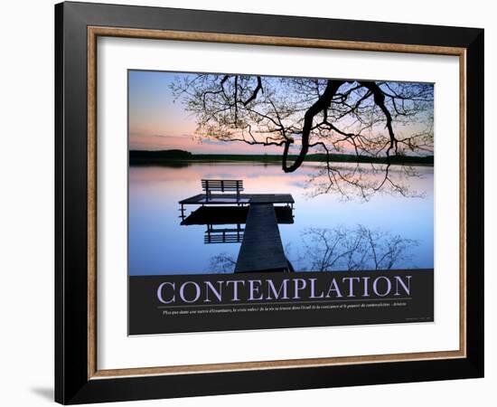 Contemplation (French Translation)-null-Framed Photo