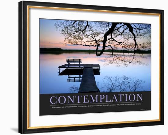 Contemplation (French Translation)-null-Framed Photo