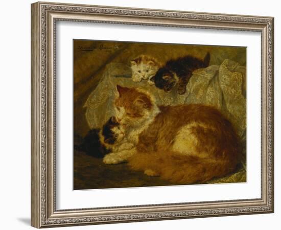 Contemplation Time-Henriette Ronner-Knip-Framed Giclee Print