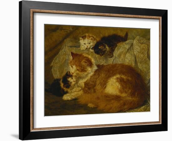 Contemplation Time-Henriette Ronner-Knip-Framed Giclee Print