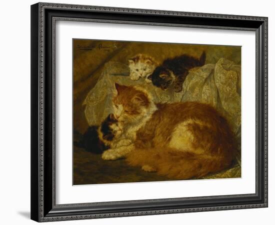 Contemplation Time-Henriette Ronner-Knip-Framed Giclee Print