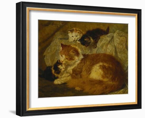 Contemplation Time-Henriette Ronner-Knip-Framed Giclee Print