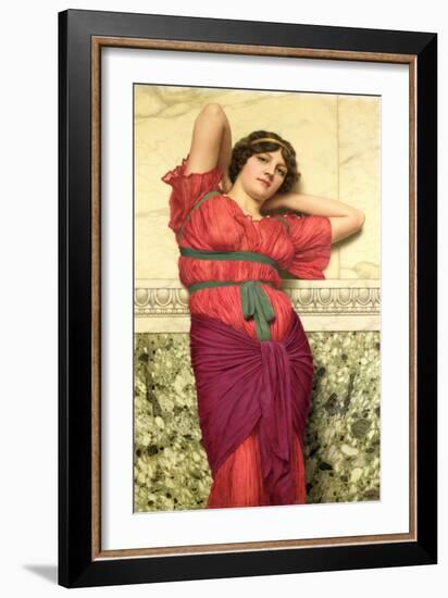 Contemplation-John William Godward-Framed Giclee Print