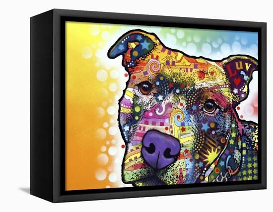 Contemplative Pit-Dean Russo-Framed Premier Image Canvas