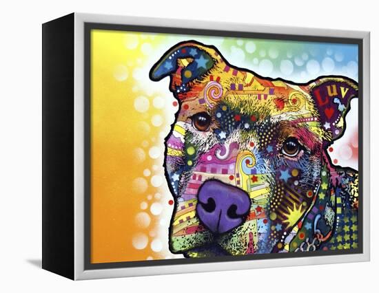 Contemplative Pit-Dean Russo-Framed Premier Image Canvas