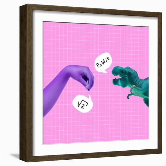 Contemporary Art Collage, Modern Design. Back to School Concept. Idea, Insiration, Design-master1305-Framed Photographic Print