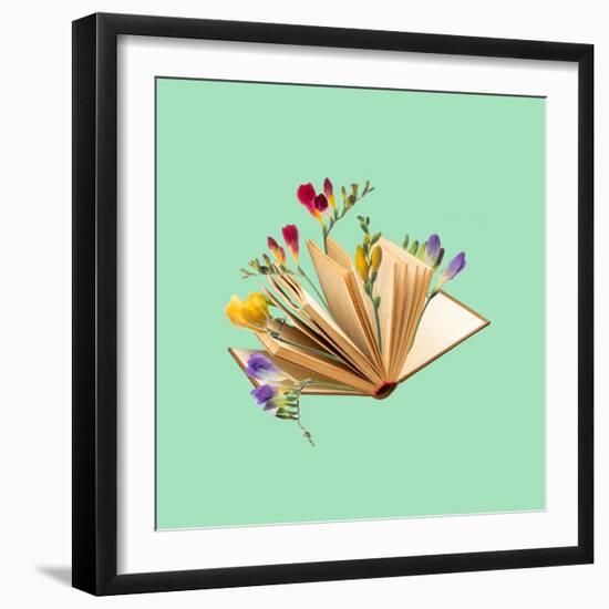 Contemporary Art Collage, Modern Design. Summertime Mood-master1305-Framed Photographic Print