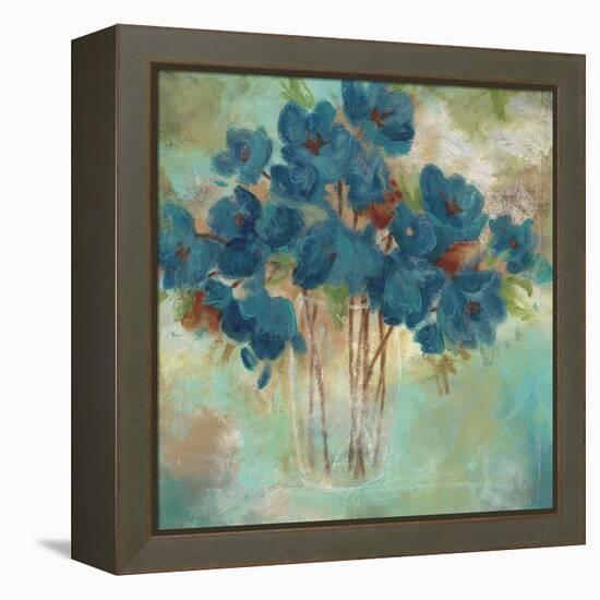 Contemporary Blooms 1-Sandra Smith-Framed Stretched Canvas