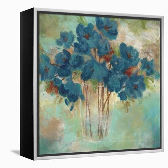 Contemporary Blooms 1-Sandra Smith-Framed Stretched Canvas