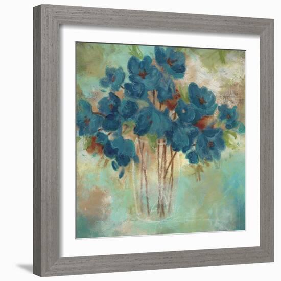 Contemporary Blooms 1-Sandra Smith-Framed Art Print