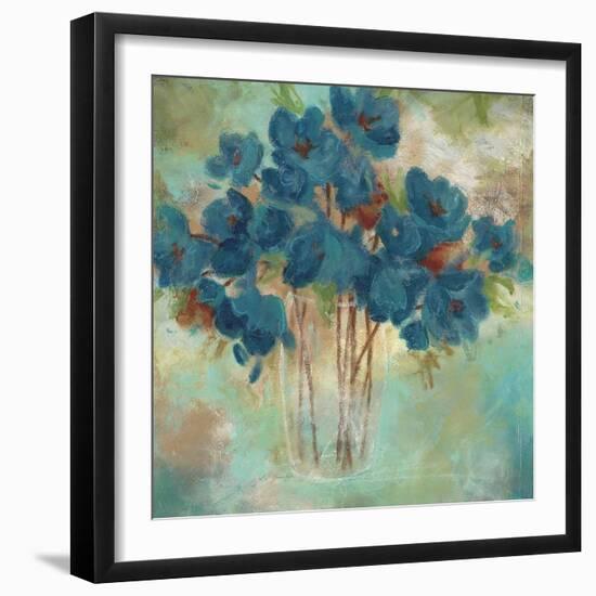 Contemporary Blooms 1-Sandra Smith-Framed Art Print