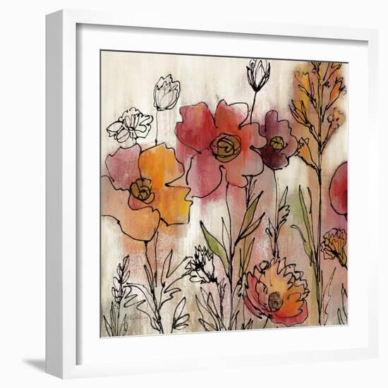 Contemporary Botanical Cream II-Silvia Vassileva-Framed Art Print