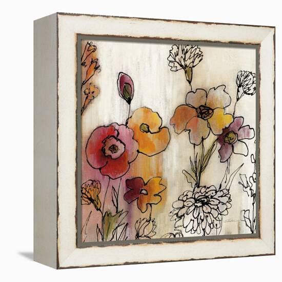 Contemporary Botanical Cream III-Silvia Vassileva-Framed Stretched Canvas