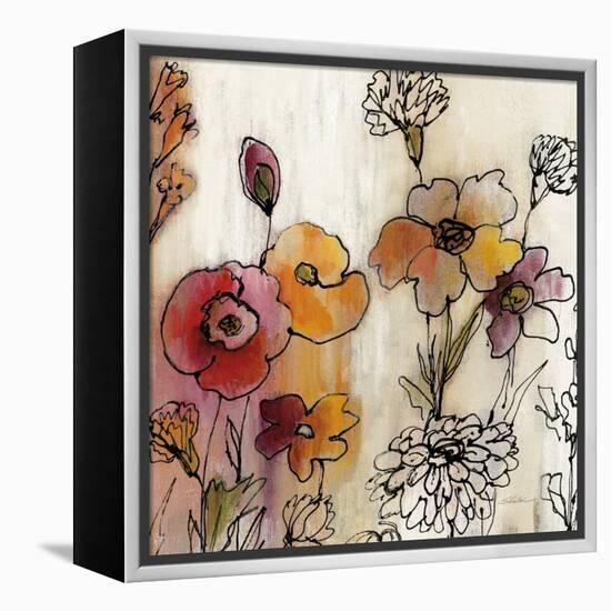 Contemporary Botanical Cream III-Silvia Vassileva-Framed Stretched Canvas