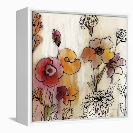 Contemporary Botanical Cream III-Silvia Vassileva-Framed Stretched Canvas