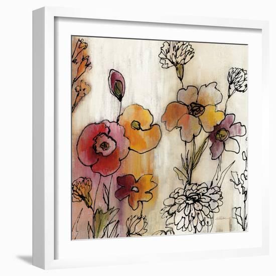 Contemporary Botanical Cream III-Silvia Vassileva-Framed Art Print