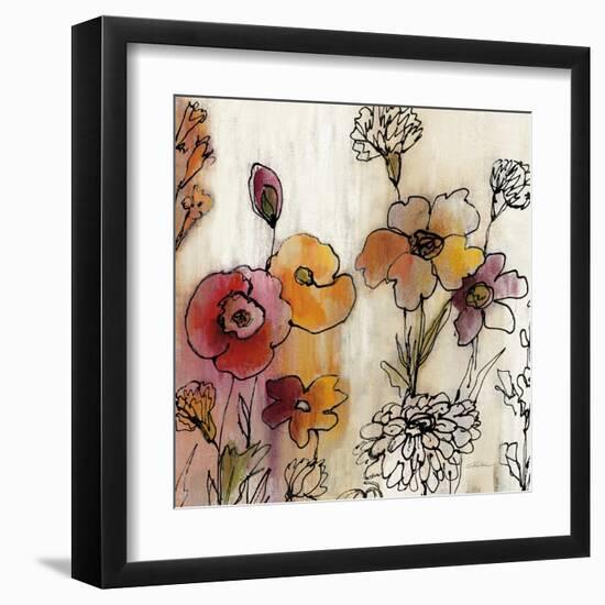 Contemporary Botanical Cream III-Silvia Vassileva-Framed Art Print