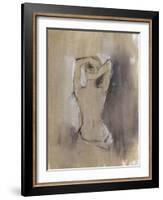 Contemporary Draped Figure I-Ethan Harper-Framed Art Print