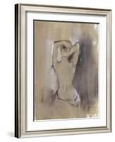 Contemporary Draped Figure I-Ethan Harper-Framed Art Print