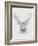 Contemporary Elk Sketch I-null-Framed Art Print