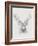 Contemporary Elk Sketch I-null-Framed Art Print