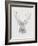Contemporary Elk Sketch II-null-Framed Art Print