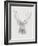 Contemporary Elk Sketch II-null-Framed Art Print