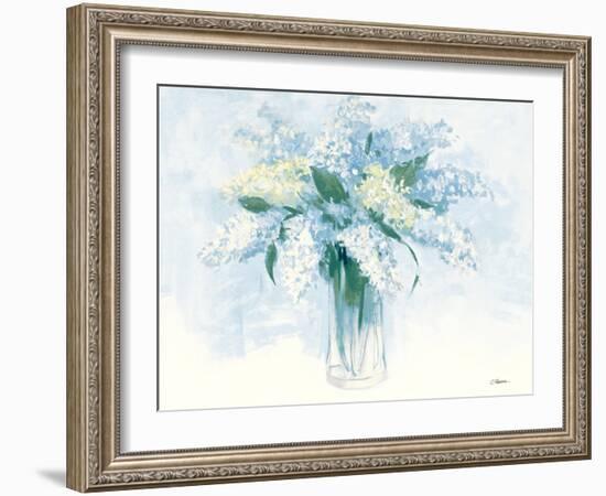 Contemporary Lilac Blue-Carol Rowan-Framed Art Print