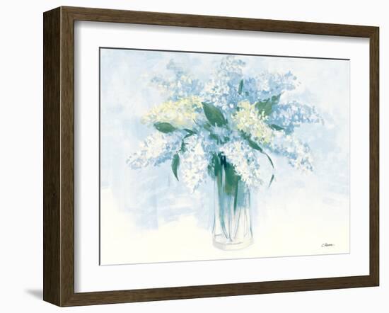 Contemporary Lilac Blue-Carol Rowan-Framed Art Print