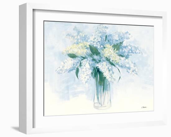 Contemporary Lilac Blue-Carol Rowan-Framed Art Print