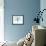 Contemporary Lilac Blue-Carol Rowan-Framed Premium Giclee Print displayed on a wall