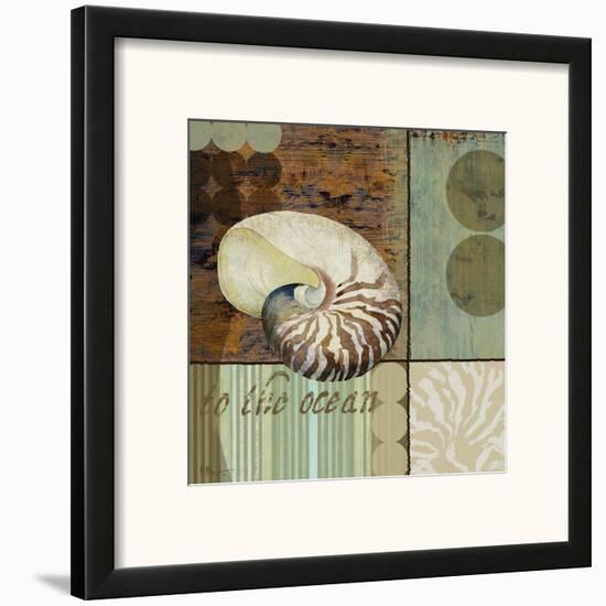 Contemporary Shell II-Paul Brent-Framed Art Print