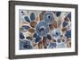 Contemporary Tapestry Blue-Silvia Vassileva-Framed Art Print