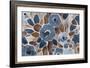 Contemporary Tapestry Blue-Silvia Vassileva-Framed Art Print