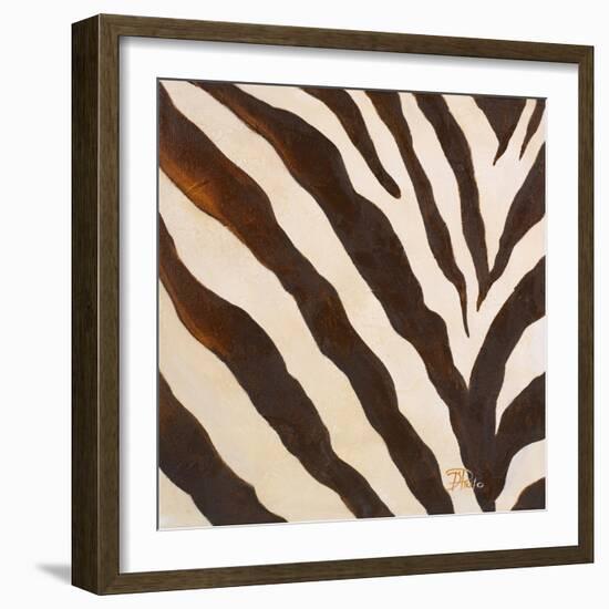 Contemporary Zebra III-Patricia Pinto-Framed Art Print