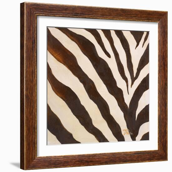 Contemporary Zebra III-Patricia Pinto-Framed Art Print