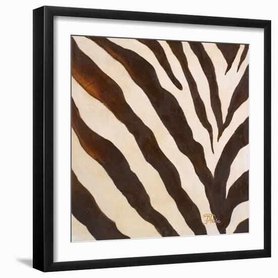 Contemporary Zebra III-Patricia Pinto-Framed Art Print