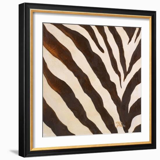 Contemporary Zebra III-Patricia Pinto-Framed Art Print