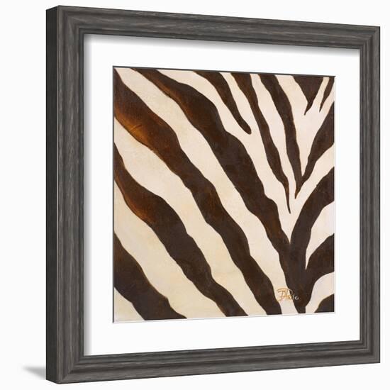 Contemporary Zebra III-Patricia Pinto-Framed Art Print