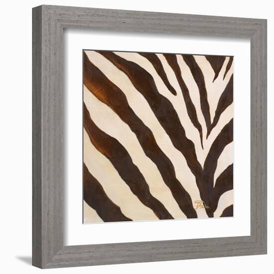 Contemporary Zebra III-Patricia Pinto-Framed Art Print