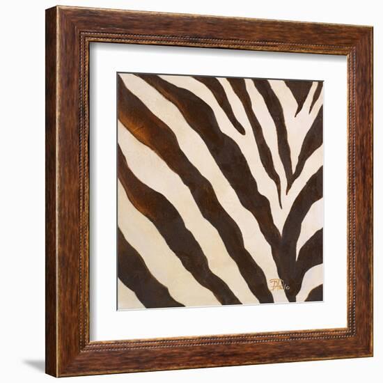 Contemporary Zebra III-Patricia Pinto-Framed Art Print