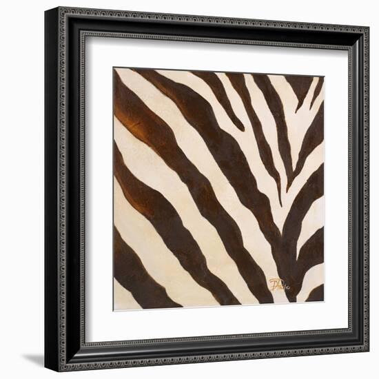 Contemporary Zebra III-Patricia Pinto-Framed Art Print