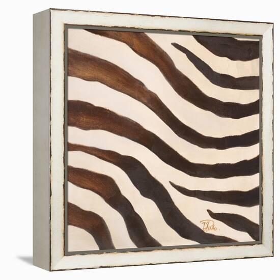 Contemporary Zebra IV-Patricia Pinto-Framed Stretched Canvas