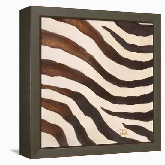 Contemporary Zebra IV-Patricia Pinto-Framed Stretched Canvas