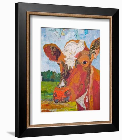 Contented Cattle II-null-Framed Premium Giclee Print